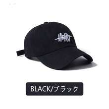 キャップ 帽子 メンズ レディース 無地 男女兼用 深め 大きいサイズ UVカット 綿 手洗い可能 シンプル おしゃれ - ブラック - チェックする 12