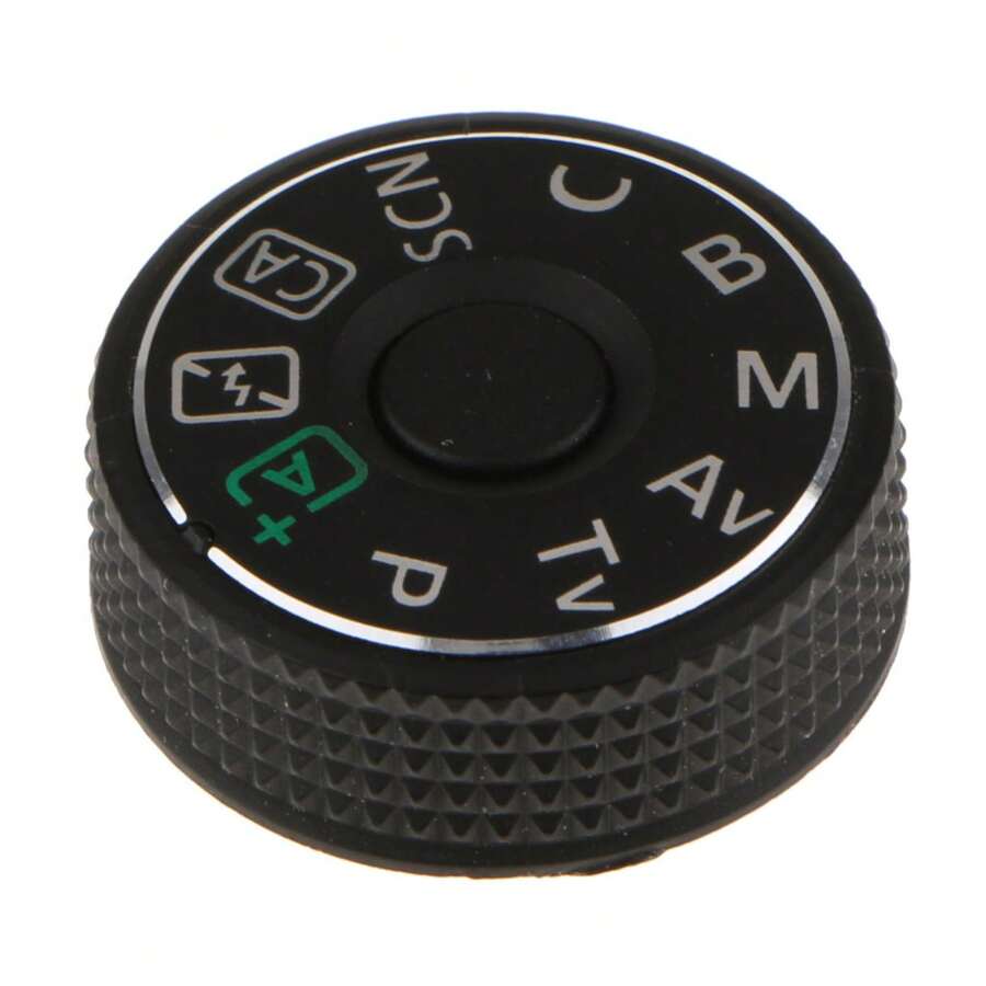 New Plastic Top Cover Function Dial Mode Plate Button Repair Part Compatible With Canon 70D Spare Part - màu đen - Xem 1