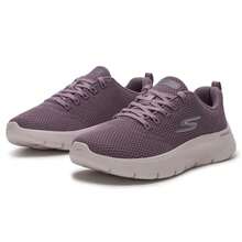 Skechers 女士休闲鞋，GO WARK FLEX 女士系带健步鞋，舒适日常健步鞋，125519-MVE - 茱萸粉 - 查看 3