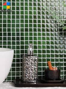 WoStick Simple Plaid Pattern Fresh Wallpaper For Home Decor - Army Green - View 7