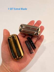 Kemei Neuer Elektrorasierer für Männer, große Kapazität 1400mAh Li-Ionen-Akku, Rasierer mit einstellbaren Geschwindigkeiten, starke Leistung, Barthaare entfernen, Klingenköpfe, Geburtstagsgeschenk für Männer KM-T228