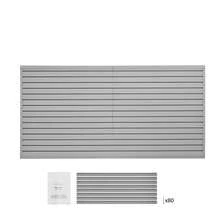 Slat Wall Paneling, 8 X 4 Ft, PVC Garage Slatwall With Accessories, Grey Slat Wall Easy-To-Install Adjustable Slatwall Panel With Coupling Structure & DIY Cutting, Fits For Storage & Display - Grey - View 8
