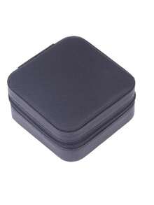 Portable Travel Jewelry Box Storage Bag Ring Necklace Pouch Good Gift - Camel - View 6