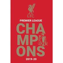 Liverpool FC Poster (Red/Light Brown/White) - 100% Mixed - (TA6321) - Red - View 1