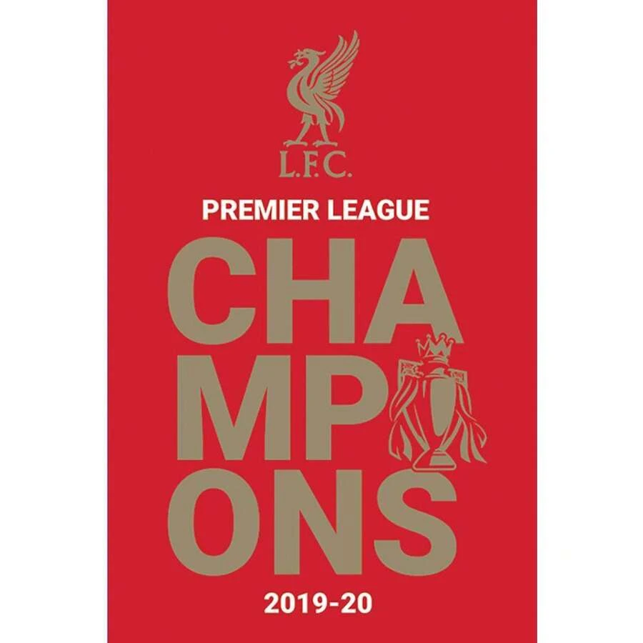 Liverpool FC Poster (Red/Light Brown/White) - 100% Mixed - (TA6321) - Red - View 1