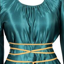 Zhitunemi Renaissance Costume Women Plus Size Medieval Dress Halloween Costumes Gothic Gown{"Size_name":"X-Small","Color_name":"Green"} - 綠色 - 查看 8