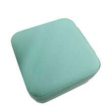 Portable Travel Jewelry Box Storage Bag Ring Necklace Pouch Good Gift - 薄荷綠 - 查看 1