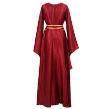 Zhitunemi Renaissance Costume Women Plus Size Medieval Dress Halloween Costumes Gothic Gown{"Size_name":"X-Small","Color_name":"WineRed"} - 酒紅色 - 查看 7