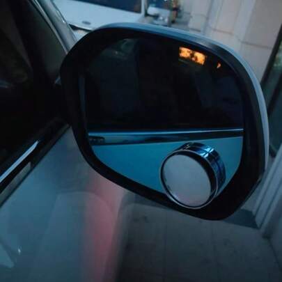 Reversing Blind Spot Auxiliary Mirror, Small Round Mirror, HD Car Rearview Mirror, Suction Cup Type, 360-Degree Rotation For Lane Changing