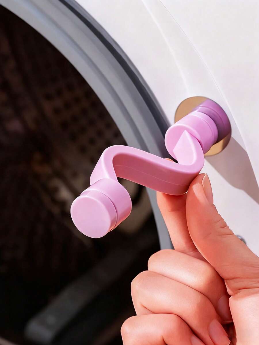 1 件洗衣机门挡，防夹门锁闩，洗衣机门支撑打开，前置式洗衣机门挡，烘干机洗碗机洗衣门支架，适用于前置式洗衣机，必备家电配件 - 彩色 - 查看 1