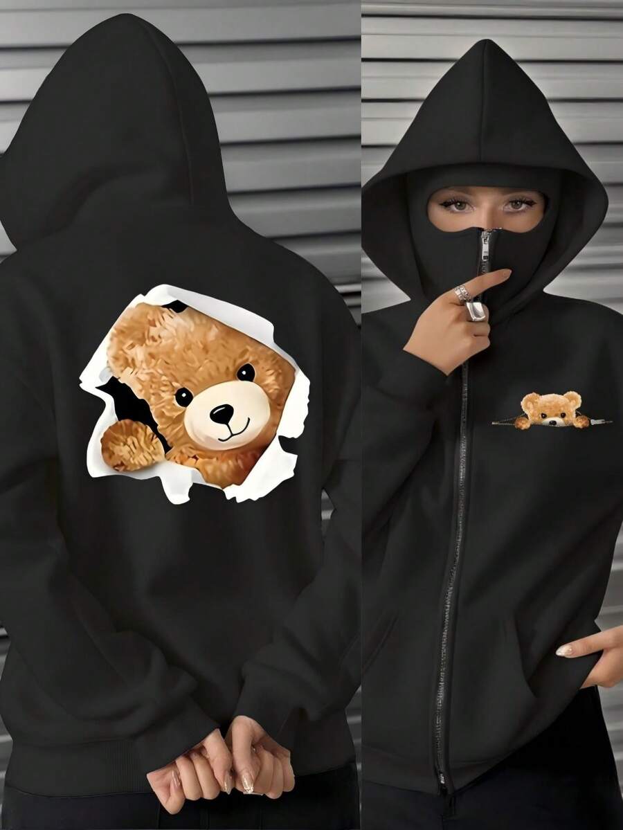 Áo khoác có mũ dài quá khổ, có thể dùng như mũ trùm đầu, khẩu trang, áo nỉ hai lớp có mũ, thích hợp cho mùa thu/đông, đi nghỉ mát, đi học, ở nhà, mặc hàng ngày, dạo phố, chụp ảnh, phong cách tối giản, Y2K, thường ngày, đại học, thời trang đường phố, công sở, dễ thương, gợi cảm, lý tưởng cho trang phục mùa thu/đông của nữ, trang phục Giáng sinh/Năm mới, áo khoác ngoài, cosplay, phụ kiện thời trang. Áo khoác có mũ này tiện lợi khi mặc và cởi, là món đồ không thể thiếu đối với phụ nữ.