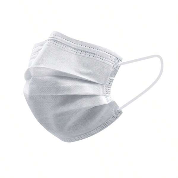 50pcs Pink Disposable Mask - 3 Layers Of Non-Woven Fabric, Comfortable And Fitting For Daily Use, Suitable For Family And Outdoor Activities, Daily Mask, Simple Design, Durable And Elastic Ear Loops