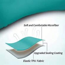 1 Stück multifunktionales tragbares aufblasbares Kissen, faltbar für Outdoor-Reisen, Camping, geeignet für Zuhause, Reisen, Arbeit, Camping