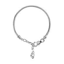 1/5/10/20/30/50pcs Gold/Silver Snake Bone Chain Bracelet With Heart-Shaped Lobster Clasp, Suitable For DIY Bracelet Making, Ideal Gift Choice - Bracelet - View 13