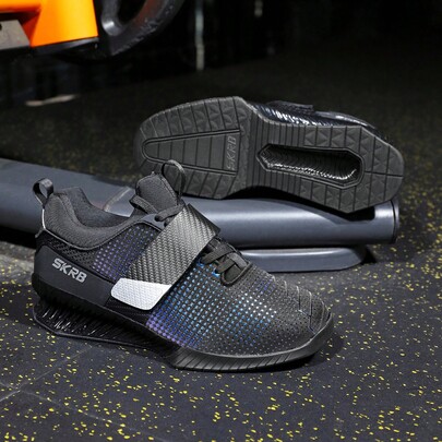 Calçados profissionais para levantamento de peso masculino, calçados para agachamento profundo e levantamento terra, calçados para ginástica indoor femininos, calçados de treinamento abrangente para exercícios de força e pernas com barra