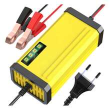 12V Automotive And Motorcycle Battery Charger 300Ah Smart Portable And Slow Charge 2A - Yellow - View 6