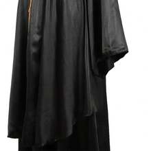 Zhitunemi Renaissance Costume Women Plus Size Medieval Dress Halloween Costumes Gothic Gown{"Size_name":"X-Large","Color_name":"Black"} - Black - View 8