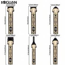 6-In-1 Cordless Men's Hair Clipper Set - Professional Hair Trimmer, Beard Trimmer, Nose & Ear Hair Trimmer Set, USB Rechargeable, For Haircut, Beard, Nose And Body Grooming, Men's Gift, Suitable For Home And Travel - Gold - View 3