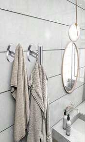 2 Pack Bathroom Towel Hooks Wall Mount Hooks Matte Black Towel Racks Coat Hooks, Heavy Duty Robe Hook Holder For Kitchen Garage Home Hotel Office Cabinet - ColorD - View 2
