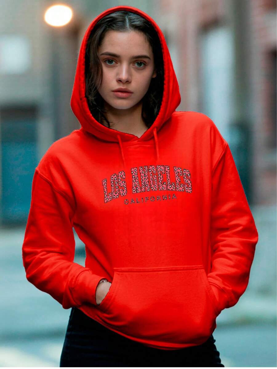 Women Sweatshirts - Red - View 1