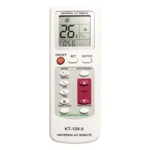 AC Universal Remote Control KT-109II Air Conditioner Temperature Function