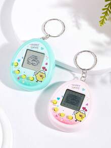 1 pieza Mini Mascota Electrónica Virtual, Consola de Juegos de Pantalla Blanca y Negra, Llavero Consola de Juegos de Mascota Virtual, Adornos, Encantos de Bolso, Llavero de Coche, Cordón de Llave, Portallaves, Accesorios de Llavero, Llavero, Llavero de Pareja, Regalos para Mujeres, Regalo para Novio, Regalo de Cumpleaños, Regalo para Amigo, Regalos de Vacaciones, Recuerdos de Eventos, Regalos de Fiesta.