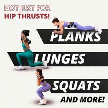 OG Belt - Exercise Hip Thrust Belt U2013 Dumbbells, Kettlebells, And Plates U2013 Slip - Resistant Padding Hip U2013 Gym, Home, And On - Go Workouts - xám - Xem 7