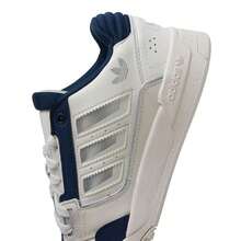 Adidas Drop Step Low 2.0 Casual Comfortable Sneakers, Unisex - Bright White/Metallic Silver/Deep Indigo - View 7