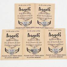 5pcs Angel Keychain Set, Circular Rings With Motivational Cards, Suitable For Bag Decoration, Gift For Family, Friends, Party, Appreciation, Motivation, Christmas, Classroom Rewards, New Year