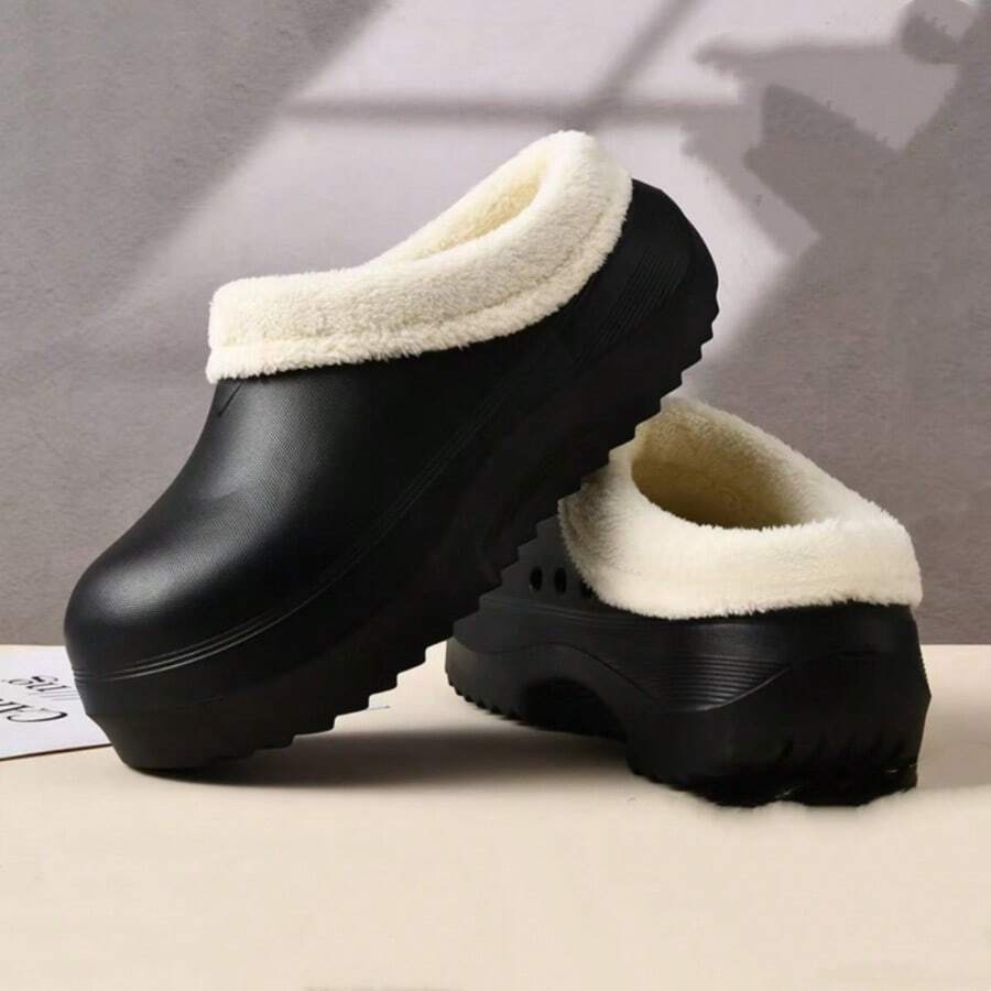 2025 Neue Herren Bequeme Dicksohlige Pantoletten, Warme Hausschuhe, Paar Hausschuhe, Herbst/Winter