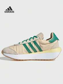 Adidas أديداس أورجينالز COUNTRY XLG أحذية كاجوال كلاسيكية عتيقة منخفضة القمة مقاومة للانزلاق وقوية، للنساء، بلون أخضر نعناعي وأبيض COUNTRY XLG أحذية كلاسيكية عتيقة رياضية - بني - مشاهدة 2