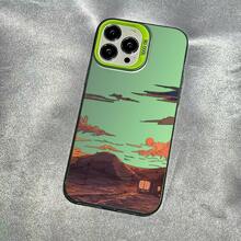 Diseño de patrón de puesta de sol Tarde Puesta de sol Funda para 16 Pro Funda resistente a golpes 15/14 Plus/13 Creativa 12/11Pro - Multicolor - Ver 8