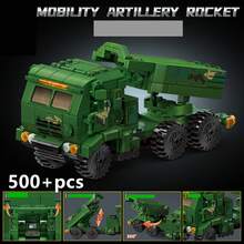 1套500+片军事系列积木玩具，坦克模型，战斗机模型，组装收藏装饰品