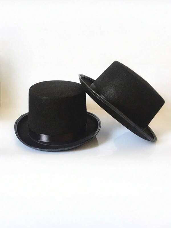 1pc Lincoln Hat For Stage Performance, Jazz Hat, Lincoln Glasses, Magician Stage, Halloween, Punk