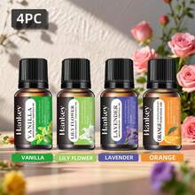 6pcs Aromatherapy Essential Oil Set Rose 1 Bottle Lavender 1 Bottle Vanilla 1 Bottle Sandalwood 1 Bottle Sakura 1 Bottle Jasmine 1 Bottle Aromatherapy Essential Oil Diffuser Aromatherapy Candle Aromatherapy Stove Diffuser Stone Humidifier Car Aromatherapy Home Aromatherapy Essential Oil Refill Gifts Birthday Graduation