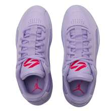 Nike Jordan Luka .77 PF Basketball Shoes, Comfortable Casual Sports Sneakers, HF0819-500 - Hydrangea/Red/Light Amethyst - View 4