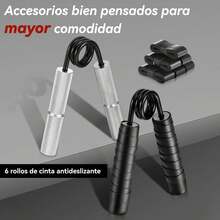 6 Piezas De Ejercitadores De Mano Metálicos,Metálicos Fortalecedores De Agarre De Manos,Mejorar La Destreza De Los Dedos Y Mejorar La Fuerza De Agarre - Colorido (100 ~ 350 libras) - Ver 12