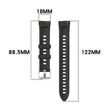 18MM Silicone Watch Strap Compatible With Huawei Watch GT6 41mm /GT5 41mm /GT4 41mm Sport Bracelet Smartwatch Band Replacement Wristband Accessories Easy To Install Stylish Design - 18mm - View 8