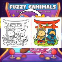 1 Piece Interesting Cartoon Style Adult Coloring Book, Containing 40 Pages Of Animal Adventure Patterns With Game-Like Illustrations, Clear Lines, Fine Paper, Easy To Color, Suitable For Daily Art Creation, Stationery, School Supplies, Great Gift For Girls, Valentine's Day, New Year - Color - View 7