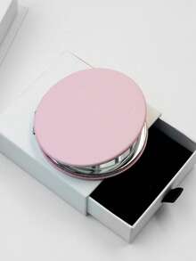 Spersonalizowane lustro do makijażu, możliwość personalizacji nazwy/logo, składane lustro do makijażu, dwustronne przenośne lustro o wysokiej rozdzielczości, lustro do makijażu ze stali nierdzewnej, prezent ślubny, dla druhny, prezent na wieczór panieński, spersonalizowane lustro do makijażu z grawerunkiem kwiatowym, odpowiednie dla najlepszych przyjaciółek, dziewczyn, matek, na Dzień Matki, urodziny, ukończenie szkoły, ślub, rocznicę, praktyczne, trwałe, żywe kolory, urocze, urocze, zabawne, kawaii, modne, unisex, swobodne, spersonalizowane - Wielokolorowa skóra - Zobacz 24