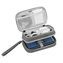 BUBM Double Compartment Storage Case Compatible With 3DS/3DS XL/New 2DS XL And Accessories, Protective Carrying Bag, Portable Travel Organizer Case,Gray{"Color_name":"Gray"} - 灰色的 - 查看 3