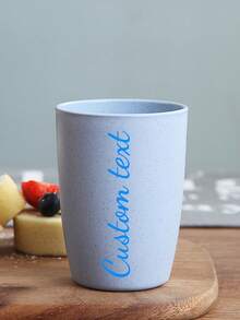 1 pezzo Tazza personalizzata - Testo personalizzato, viola/rosa/blu pastello, tazza da bagno e da viaggio spessa per casa, dormitorio, regali - Aggiungi il tuo messaggio!, Accessori e decorazioni per il bagno