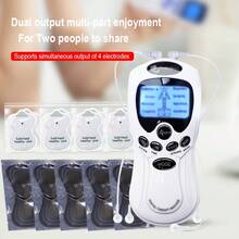 Dual Output 8 Modes 15 Levels TENS EMS Muscle Stimulator Massager