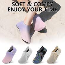 Scurtain Barefoot Water Shoes For Women Men Beach Swim Aqua Socks Summer Quick-Dry Sandals Slippers - 網狀粉紅紫色 - 查看 7