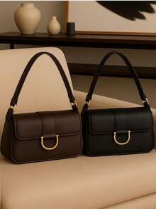 Women's Bags 2-Piece Kit Shoulder Bag Adjustable Straps Various Colors - Cà phê - Xem 1
