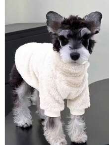 Ropa suave y cálida para mascotas, sudaderas casuales con cuello alto, adecuadas para gatos y perros pequeños como poodle, teddy, yorkshire terrier, bulldog francés, para otoño/invierno