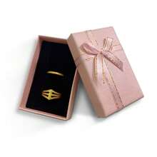 Compact & Elegant Jewelry Gift Box, Suitable For Rings, Necklaces, Earrings And Bracelets, Surprise Christmas Gift Box, Wholesale Packaging, Comes With Bow, Ombre Design, Lidded, Ideal For Office And Home Use