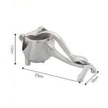 铝制手动榨汁机，符合人体工程学的设计，可高效榨取石榴、柑橘和其他水果的汁液 | 紧凑、易于使用和清洁的厨房工具 - 彩色 - 查看 6