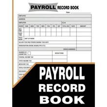 Payroll Record Book: Employees Payroll Record Payroll Notebook For Small Business