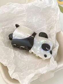 1个可爱熊猫装饰发夹，适合女孩和青少年日常使用 - 彩色 - 查看 5